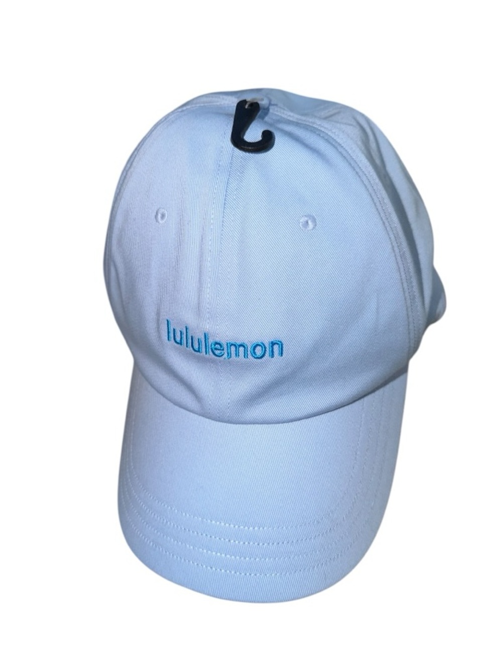 lululemon athletica White Hat with Blue Logo Classic Ball Cap
